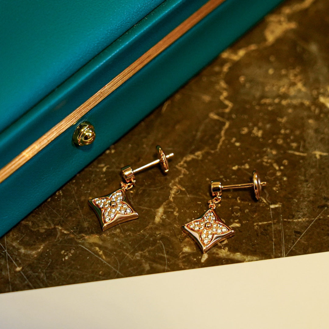 [Sophire Jewelry ]STAR DIAMONDS EARRINGS GOLD