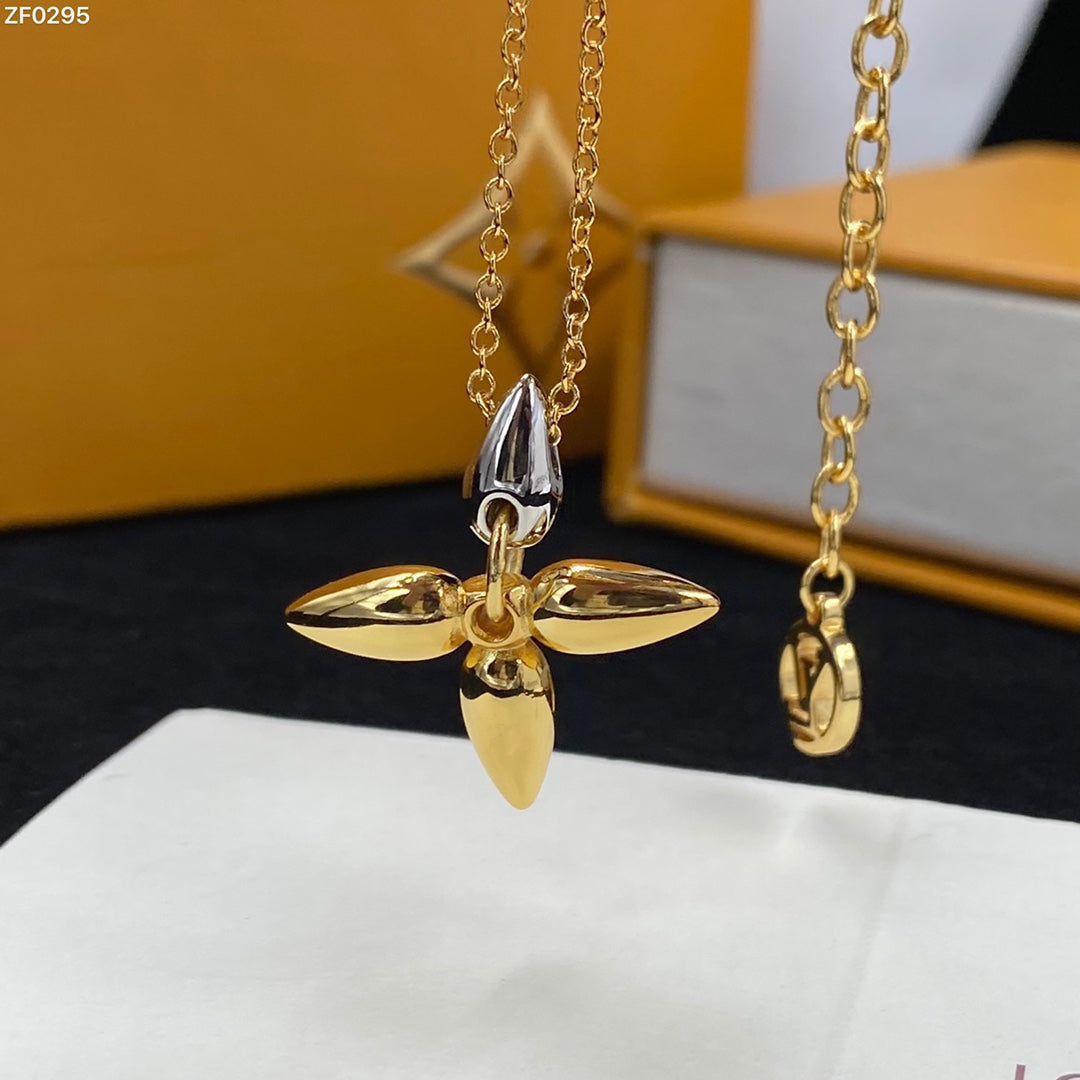 [Sophire Jewelry ]LOUISETTE PEDANT GOLD NECKLACE