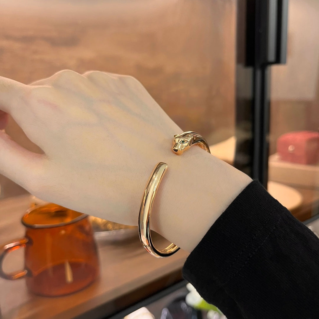 [Sophire Jewelry ]PANTHERE GOLD OPEN BRACELET