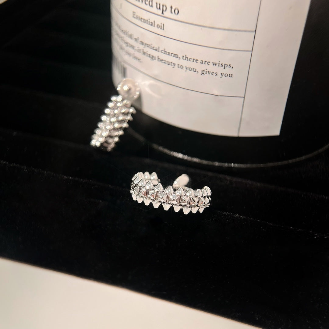 [Sophire Jewelry ]CLASH EARRINGS