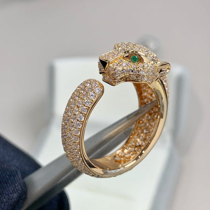 [Sophire Jewelry ]PANTHERE PINK GOLD DIAMOND RING