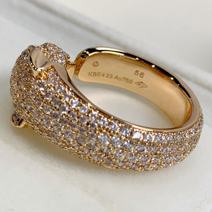 [Sophire Jewelry ]PANTHERE PINK GOLD DIAMOND RING