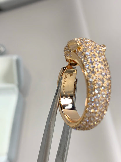 [Sophire Jewelry ]PANTHERE PINK GOLD DIAMOND RING