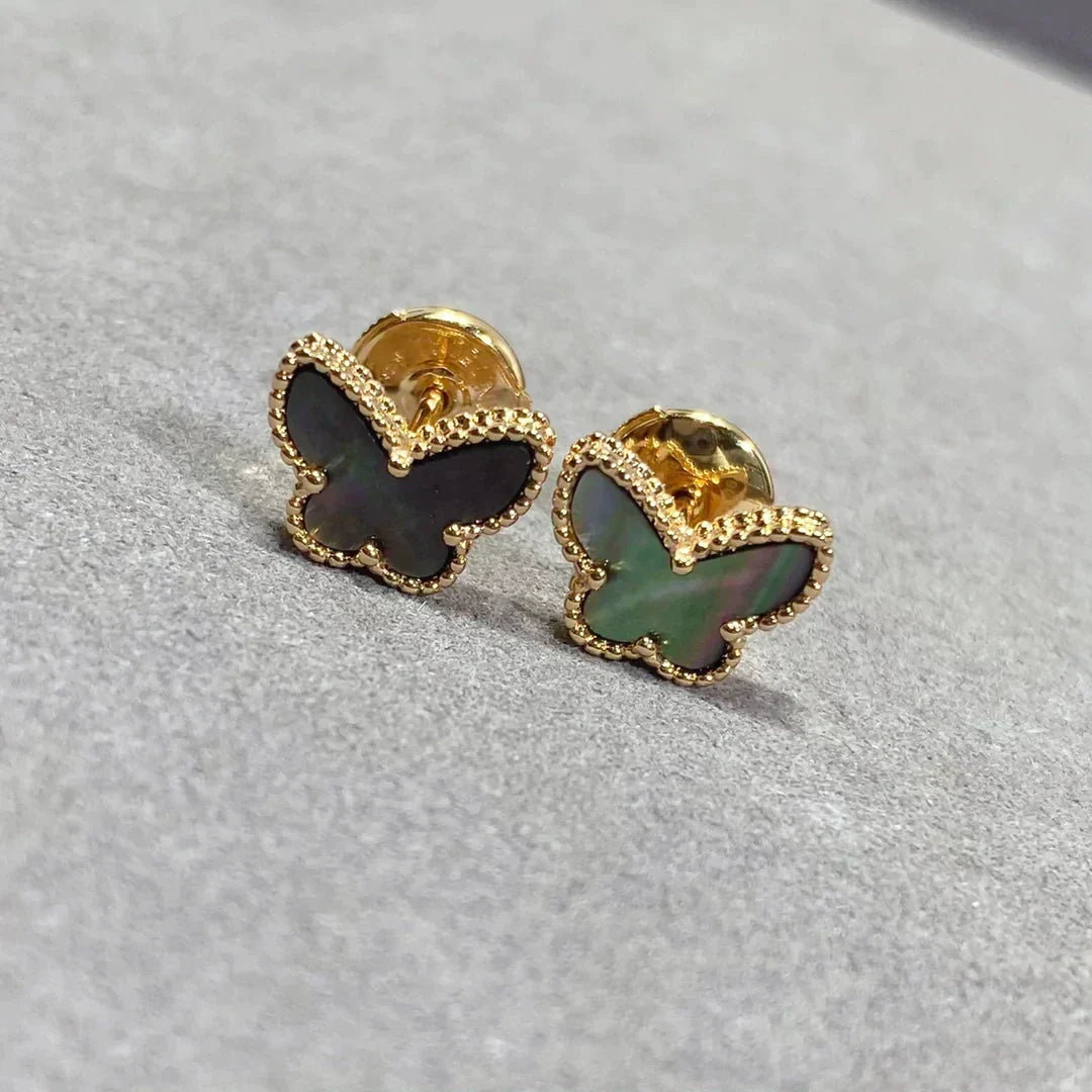 [Sophire Jewelry ]BUTTERFLY DARK MOP  EARRINGS