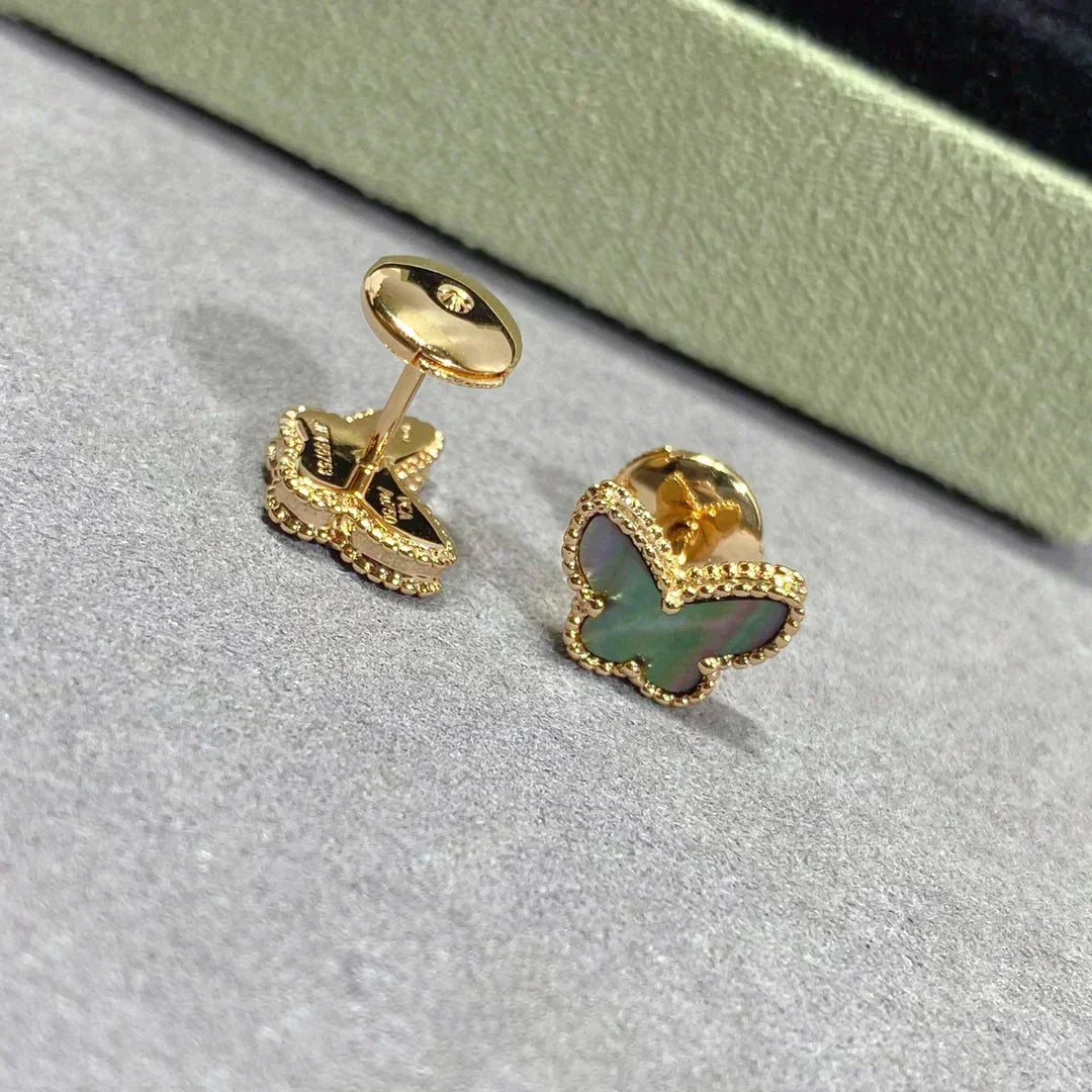 [Sophire Jewelry ]BUTTERFLY DARK MOP  EARRINGS