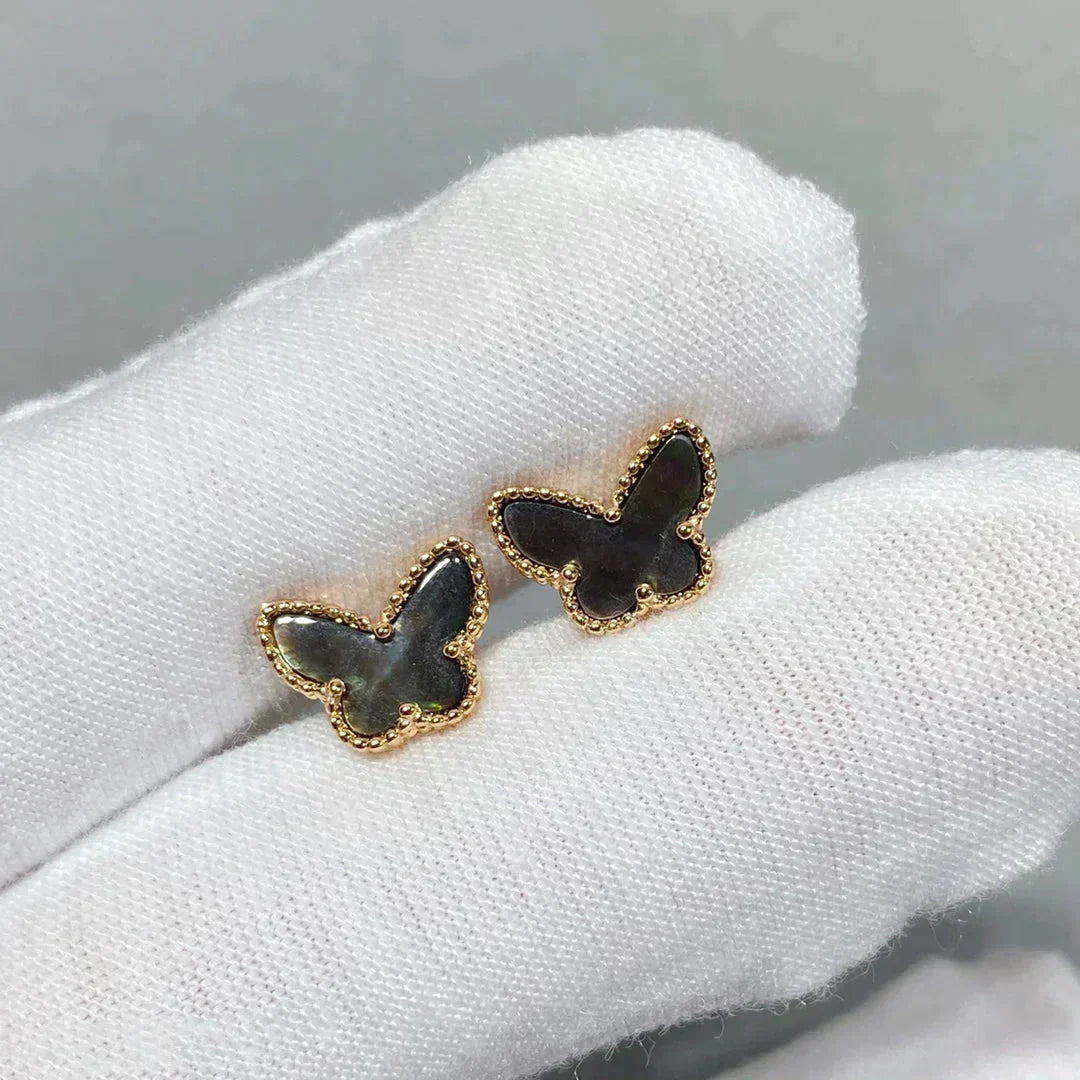 [Sophire Jewelry ]BUTTERFLY DARK MOP  EARRINGS