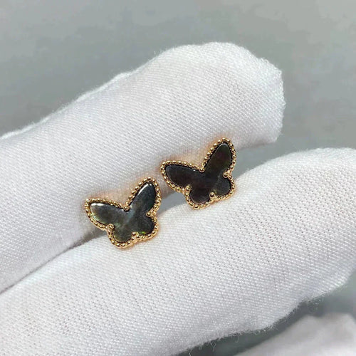[Sophire Jewelry ]BUTTERFLY DARK MOP  EARRINGS