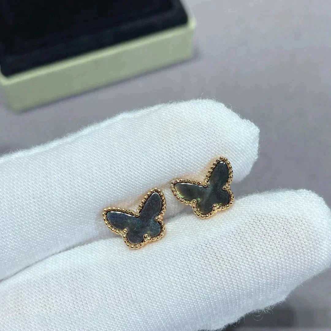 [Sophire Jewelry ]BUTTERFLY DARK MOP  EARRINGS