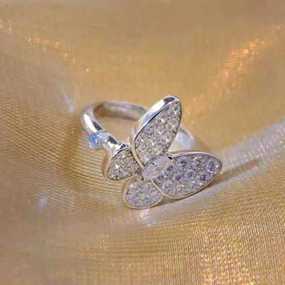 [Sophire Jewelry ]BUTTERFLY DIAMOND RING