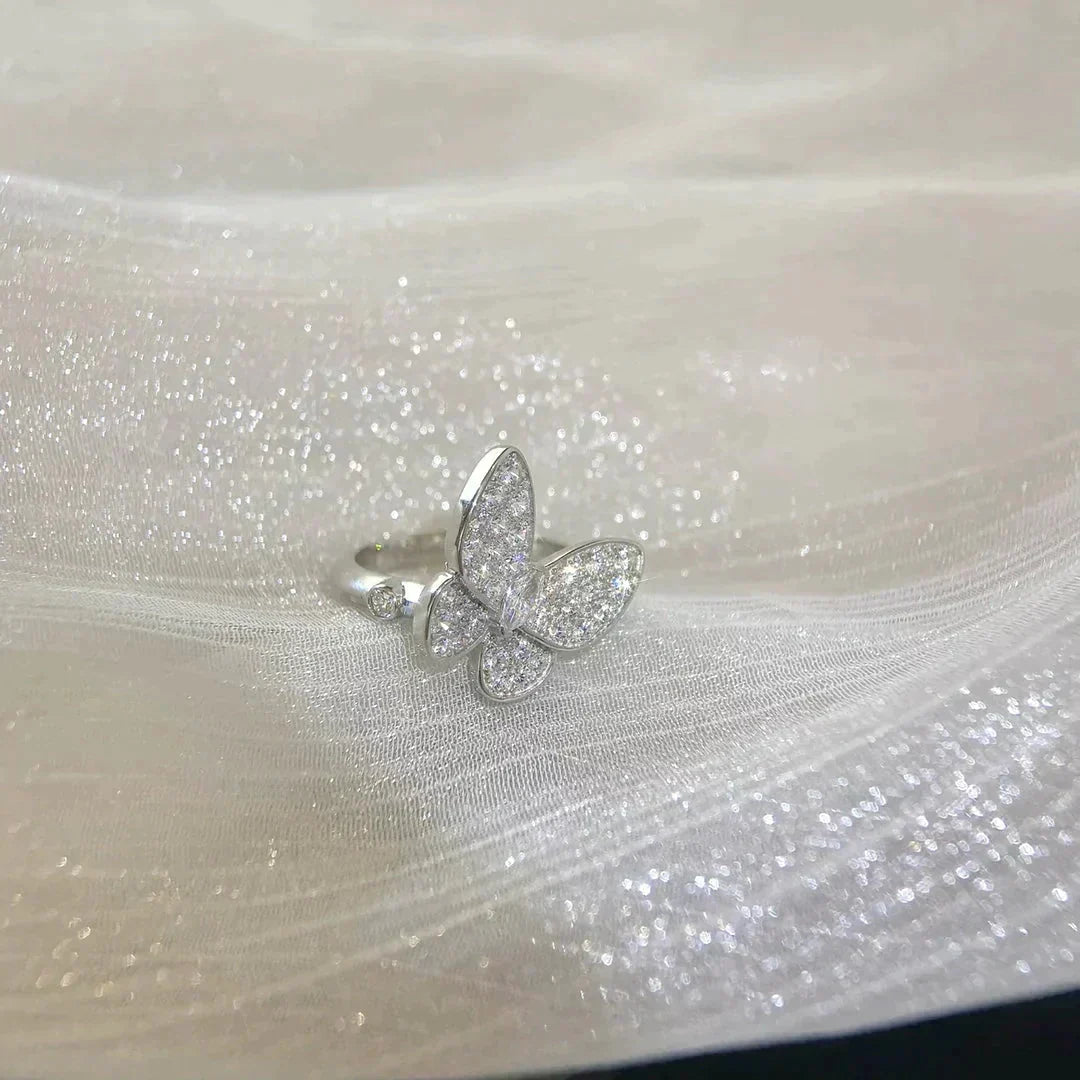 [Sophire Jewelry ]BUTTERFLY DIAMOND RING