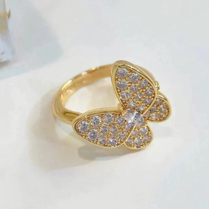 [Sophire Jewelry ]BUTTERFLY DIAMOND RING