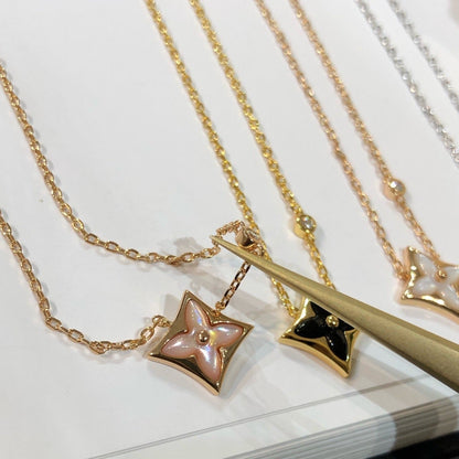 [Sophire Jewelry ]STAR BLACK MOP NECKLACE