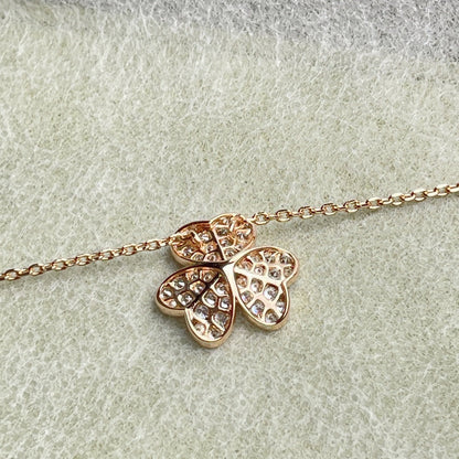[Sophire Jewelry ]FLOWER DIAMOND NECKLACE