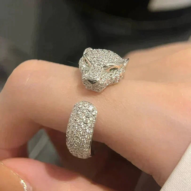 [Sophire Jewelry ]PANTHERE 5.5MM ALL DIAMOND RING