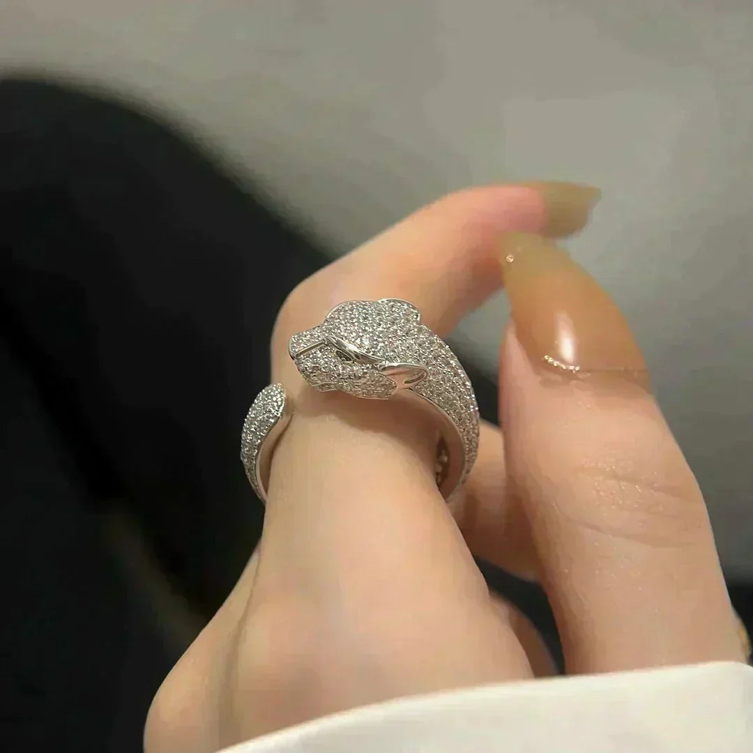 [Sophire Jewelry ]PANTHERE 5.5MM ALL DIAMOND RING