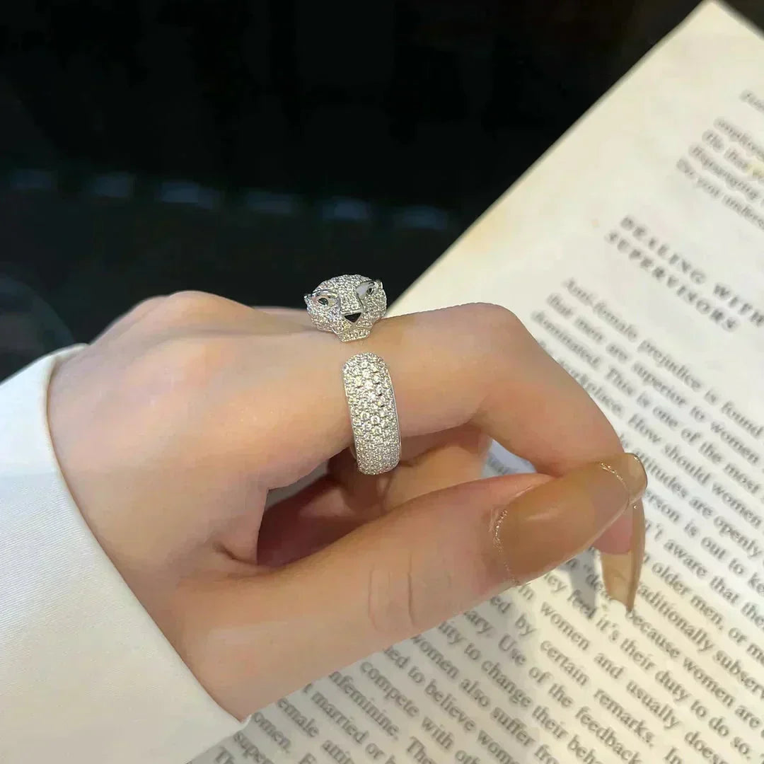 [Sophire Jewelry ]PANTHERE 5.5MM ALL DIAMOND RING