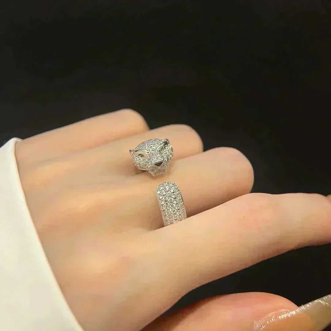 [Sophire Jewelry ]PANTHERE 5.5MM ALL DIAMOND RING