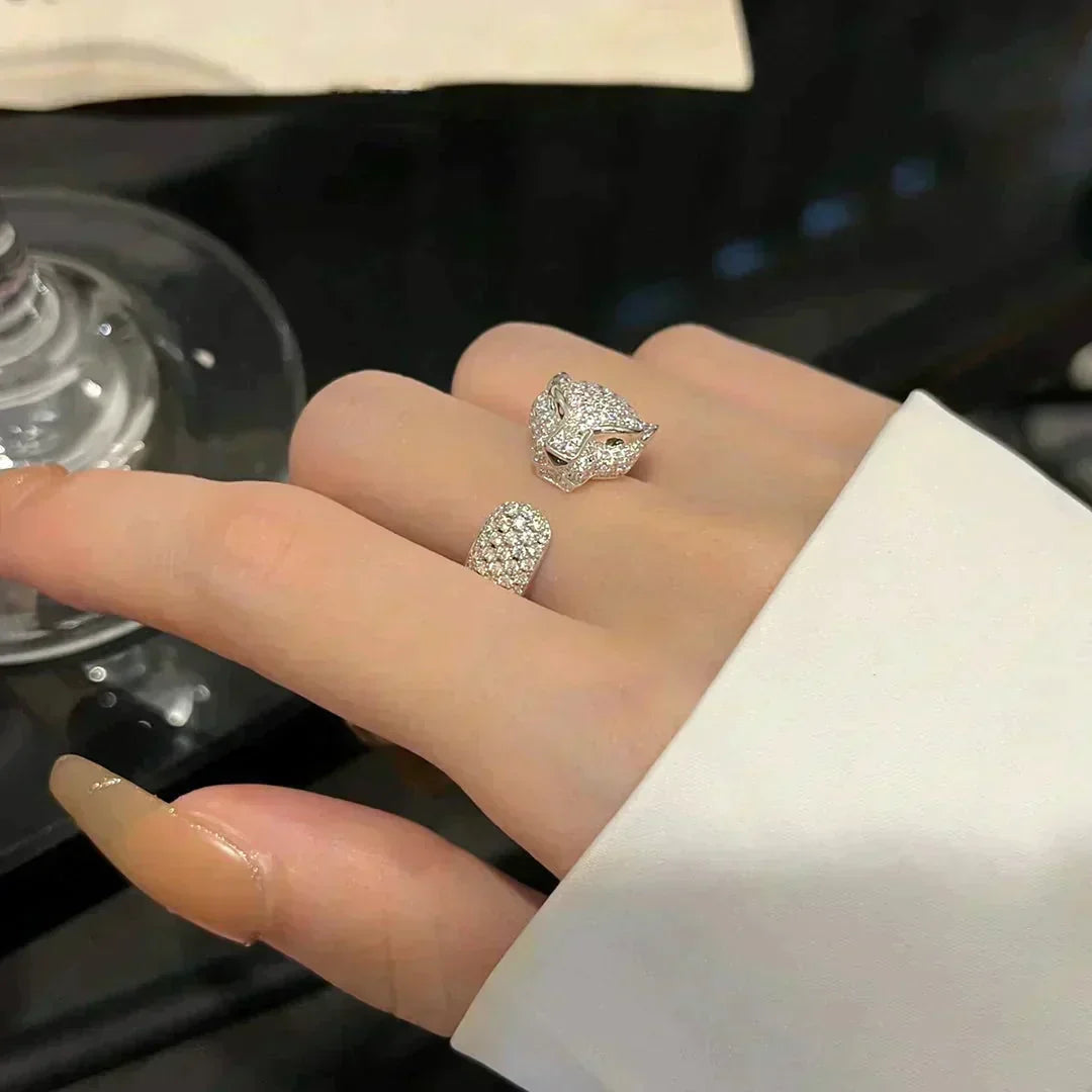 [Sophire Jewelry ]PANTHERE 5.5MM ALL DIAMOND RING