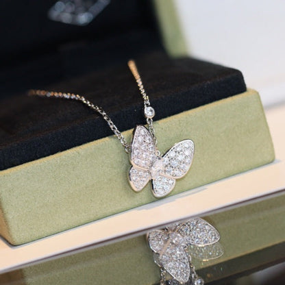[Sophire Jewelry ]BUTTERFLY DIAMOND NECKLACE
