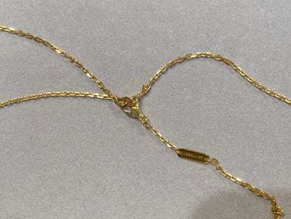 [Sophire Jewelry ]CLOVER 25MM NECKLACE GOLD CARNELIAN