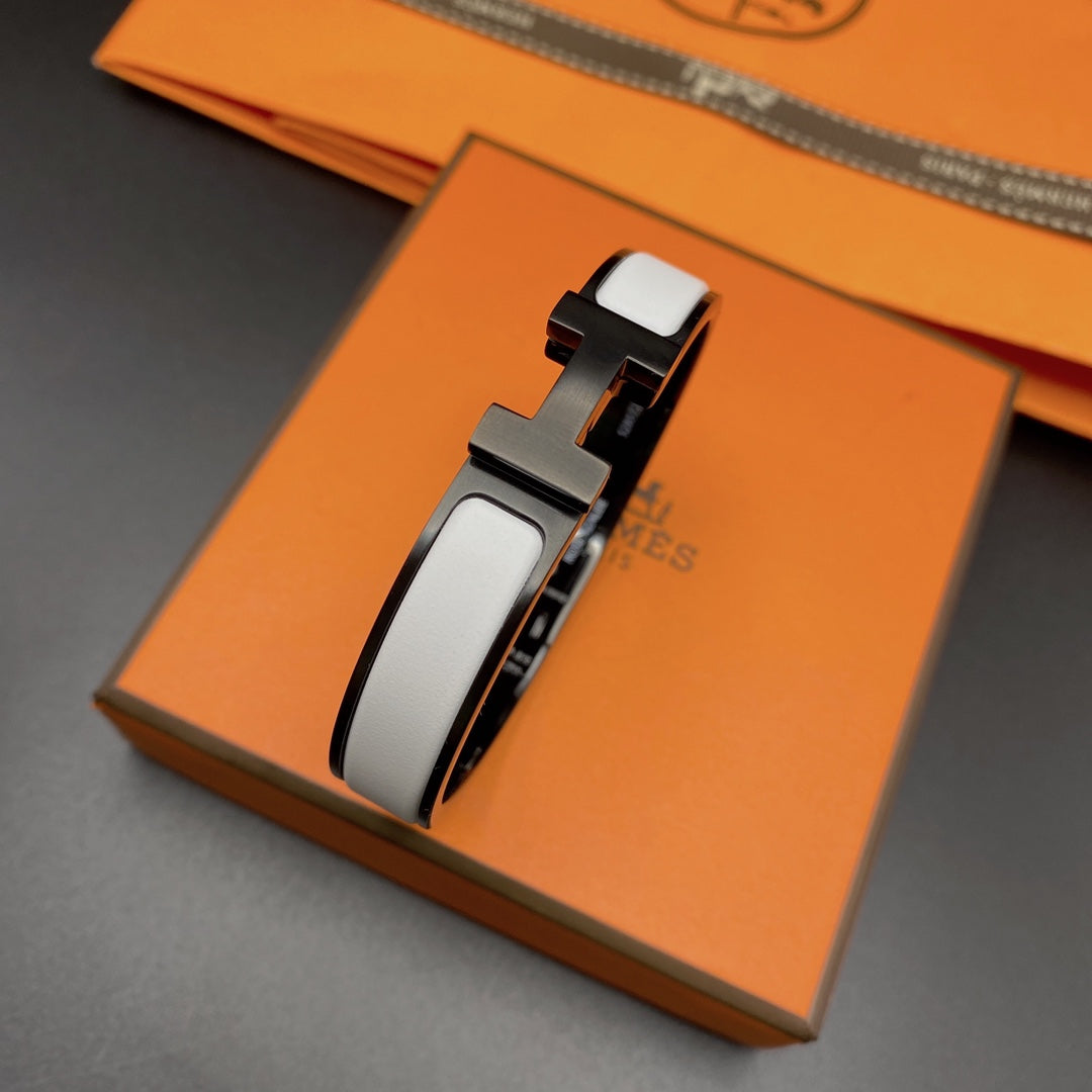 [Sophire Jewelry ]H BRACELET 12MM BLACK WHITE CERAMIC