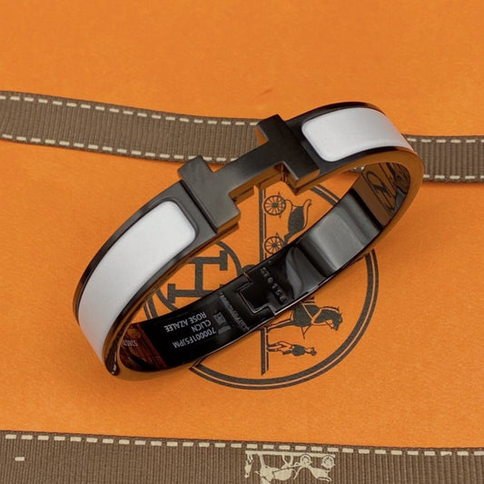 [Sophire]H BRACELET 12MM BLACK WHITE CERAMIC