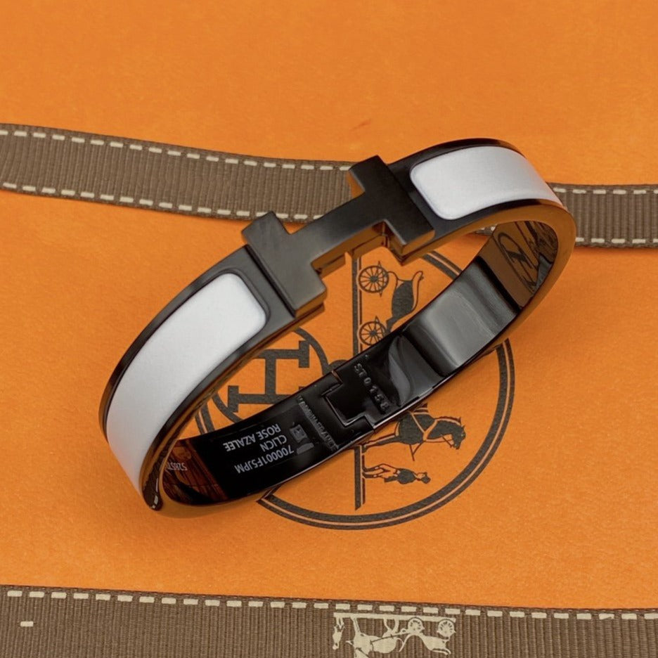 [Sophire Jewelry ]H BRACELET 12MM BLACK WHITE CERAMIC