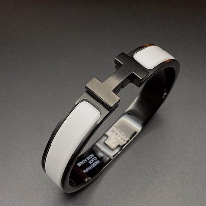 [Sophire Jewelry ]H BRACELET 12MM BLACK WHITE CERAMIC