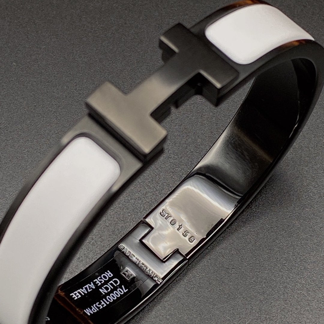 [Sophire Jewelry ]H BRACELET 12MM BLACK WHITE CERAMIC
