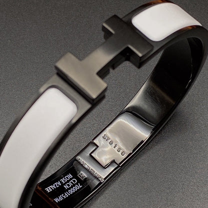 [Sophire Jewelry ]H BRACELET 12MM BLACK WHITE CERAMIC