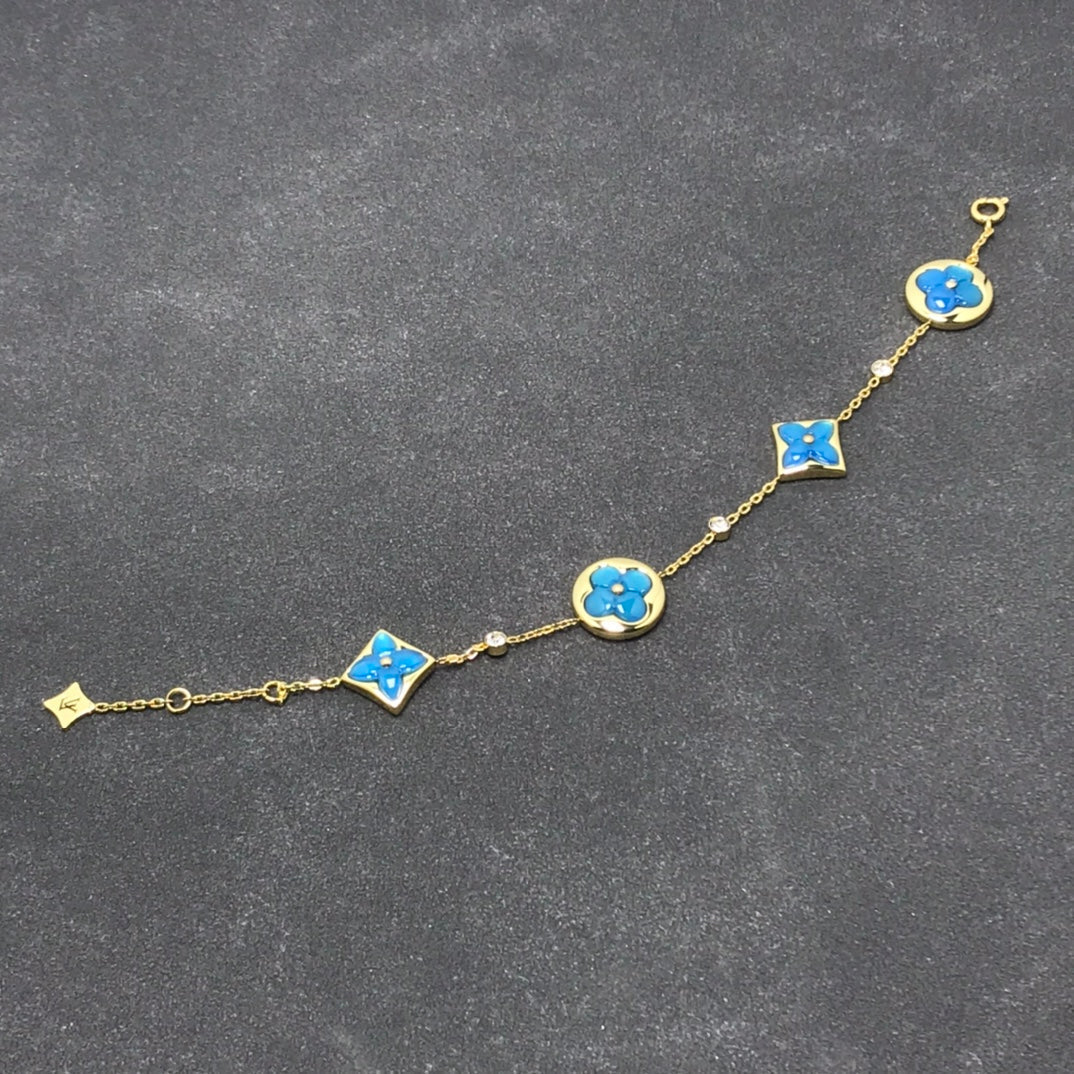 [Sophire Jewelry ]STAR AND SUN TURQUOISE 4 MOTIFS 3 DIAMONDS