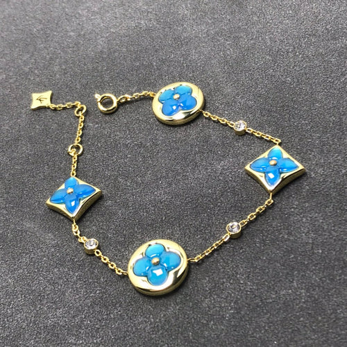 [Sophire Jewelry ]STAR AND SUN TURQUOISE 4 MOTIFS 3 DIAMONDS
