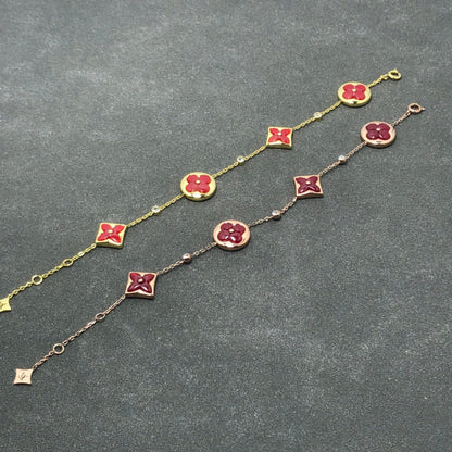 [Sophire Jewelry ]STAR AND SUN CARNELIAN 4 MOTIFS 3 DIAMONDS