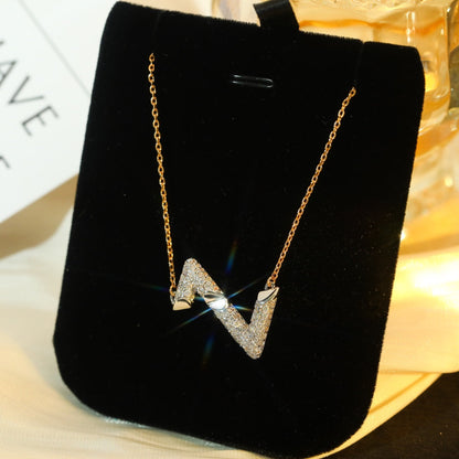 [Sophire Jewelry ]VOLT SILVER DIAMOND PEDANT NECKLACE