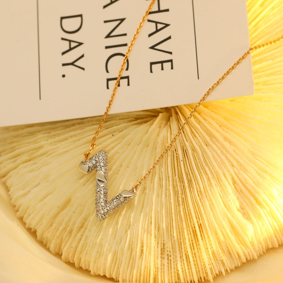 [Sophire Jewelry ]VOLT SILVER DIAMOND PEDANT NECKLACE