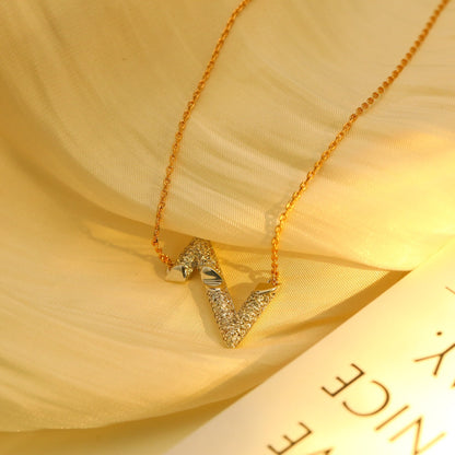 [Sophire Jewelry ]VOLT SILVER DIAMOND PEDANT NECKLACE