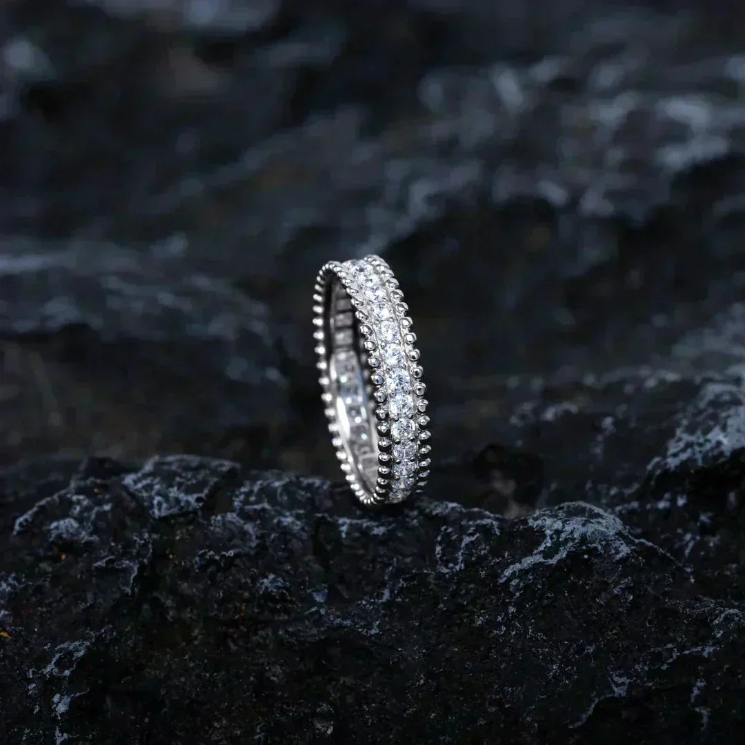 [Sophire Jewelry ]PERLEE DIAMOND SILVER RING
