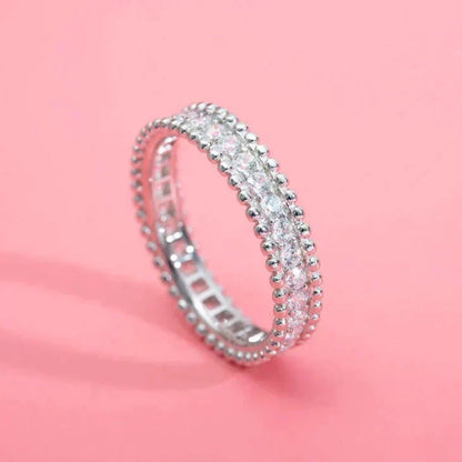 [Sophire Jewelry ]PERLEE DIAMOND SILVER RING
