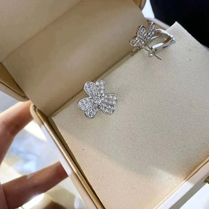 [Sophire Jewelry ]CLOVER COMOS DIAMOND EARRINGS SILVER