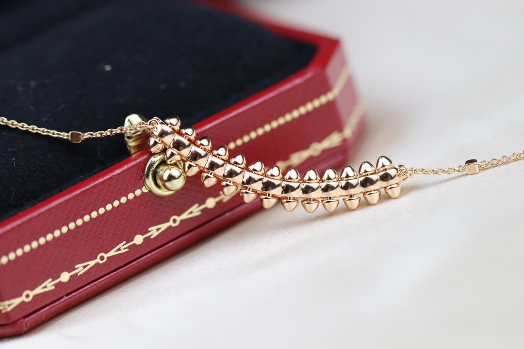 [Sophire Jewelry ]CLASH PINK GOLD NECKLACE