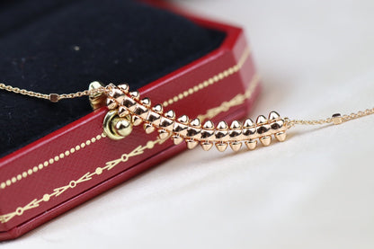 [Sophire Jewelry ]CLASH PINK GOLD NECKLACE