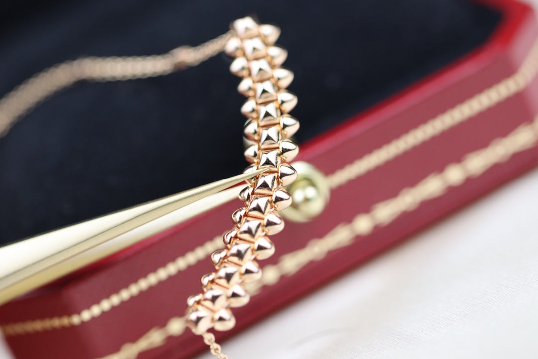 [Sophire Jewelry ]CLASH PINK GOLD NECKLACE
