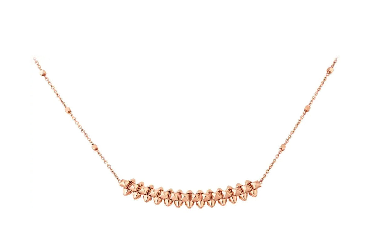 [Sophire Jewelry ]CLASH PINK GOLD NECKLACE
