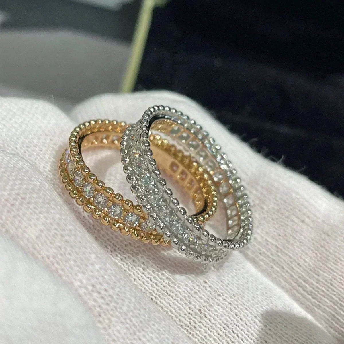 [Sophire Jewelry ]PERLEE DIAMOND ROSE GOLD RING