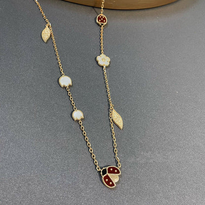 [Sophire Jewelry ]LUCKY SPRING 15 MOTIFS GOLD NECKLACE