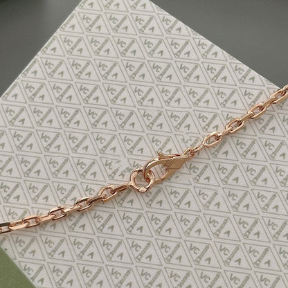 [Sophire Jewelry ]LUCKY SPRING 15 MOTIFS ROSE GOLD NECKLACE