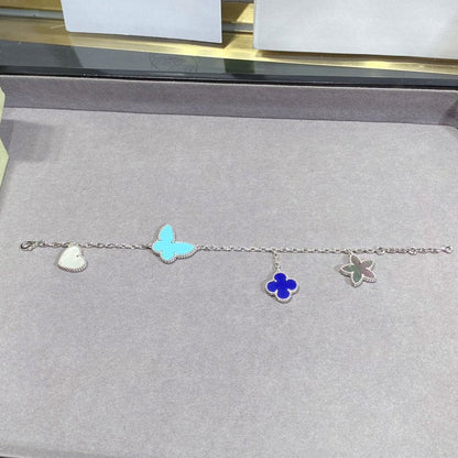 [Sophire Jewelry ]LUCKY SPRING SILVER BRACELET 4 MOTIF