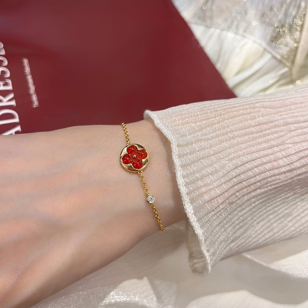 [Sophire Jewelry ]SUN PEDANT CARNELIAN BRACELET