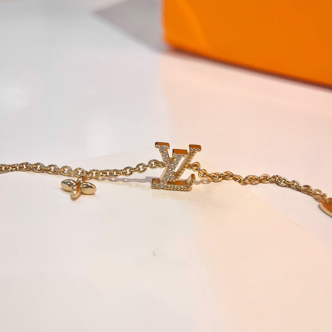 [Sophire Jewelry ]LOGO STAR MOTIF GOLD BRACELET