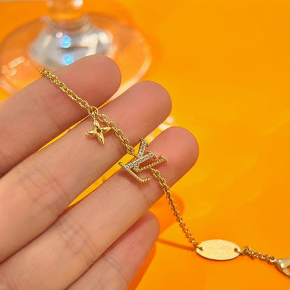 [Sophire Jewelry ]LOGO STAR MOTIF GOLD BRACELET
